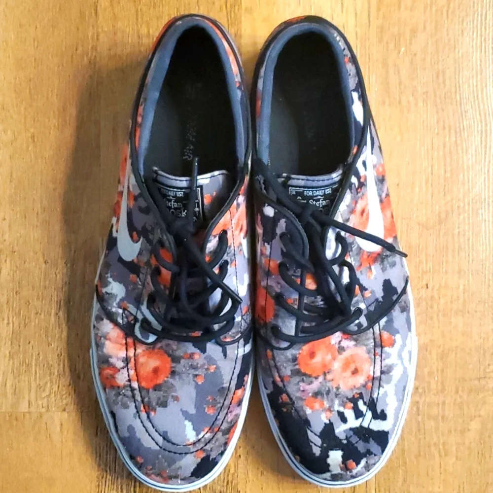 Nike Zoom SB Stefan Janoski Digi Orange‎ Floral 2013 Shoes Size 11.5